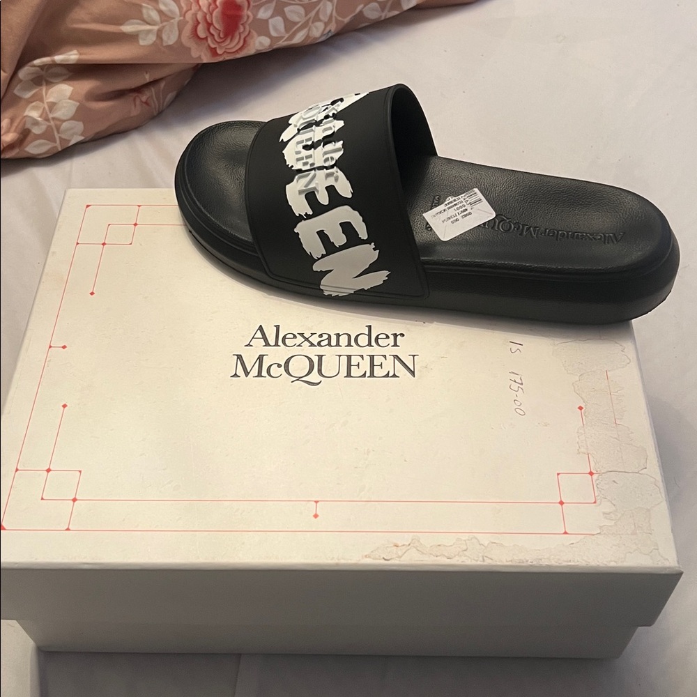 Alexander McQueen Black and White Sandals